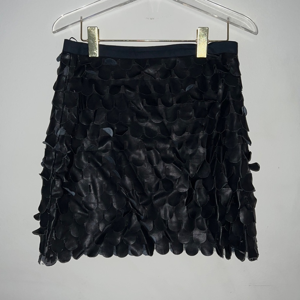 Leatherette skirt